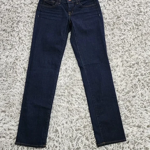 j brand cigarette leg jeans J Brand Women's Dark Denim Sz 26 Cigarette Leg